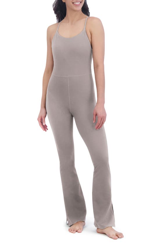 Sage Collective Bootcut Bodysuit In Driftwood