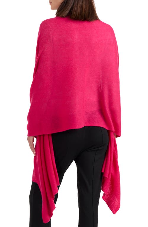 Amicale Cashmere Featherweight Scarf In Dark Pink