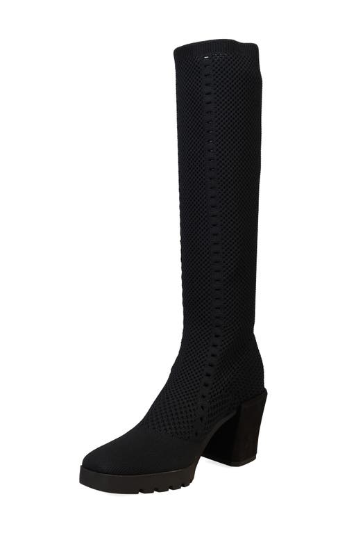 Shop Eileen Fisher Syd Stretch Knee High Boot In Black