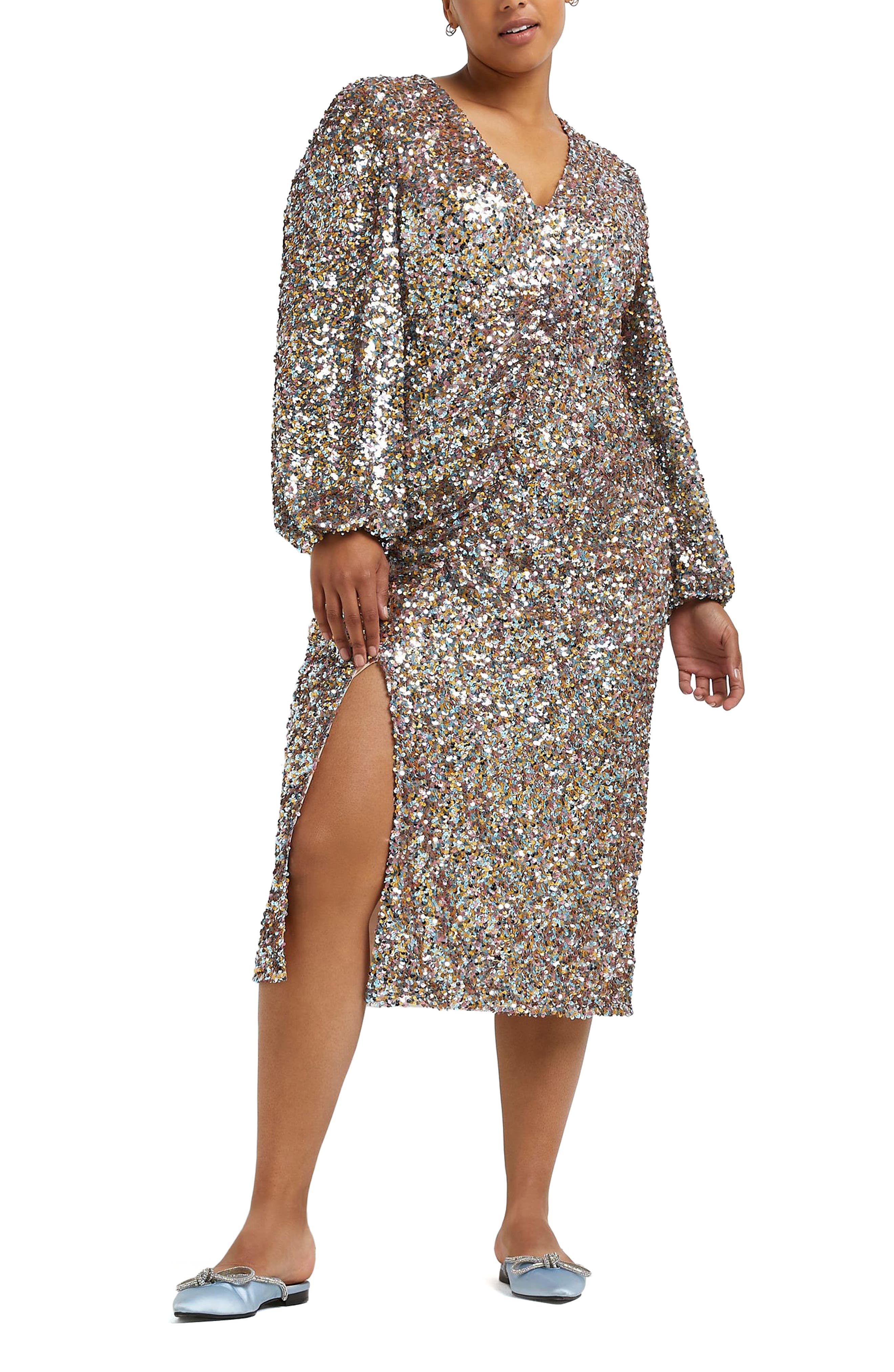 plus size sequin clothing
