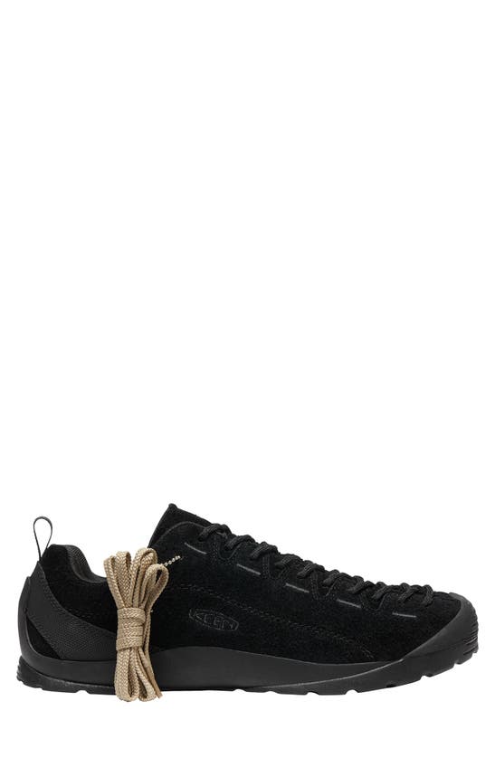 Shop Keen Jasper Low Top Hiking Sneaker In Hairy Black/ Black