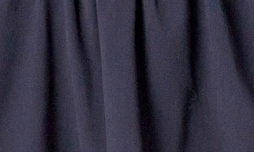 English Factory Bubble Hem Miniskirt In Navy