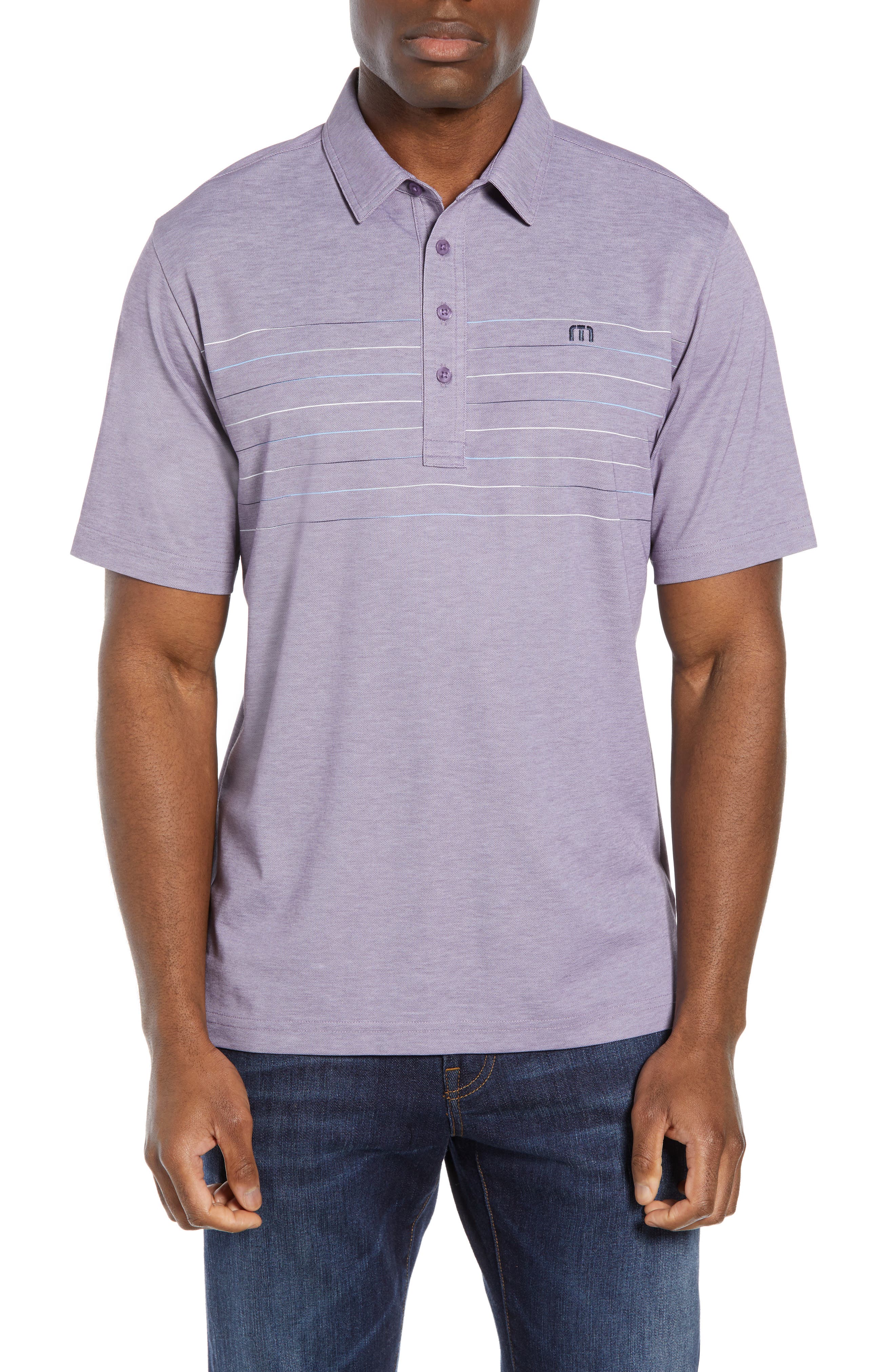 Travismathew Good Good Polo Shirt, Purple