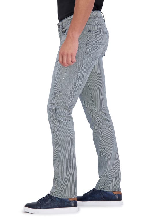 Robert Graham Men's Grassini Striped Slim Fit Denim Pants In Indigo