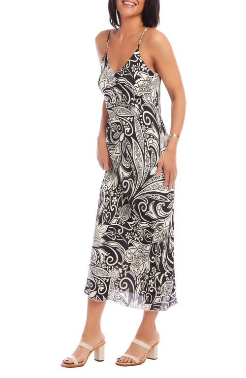 Shop Karen Kane Bias Cut Slipdress In Print