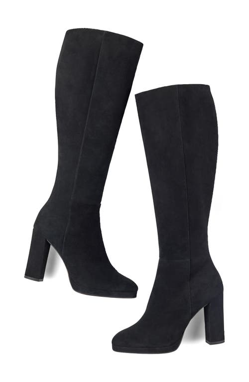 Shop Lk Bennett Darby Block Heel Boot In Black