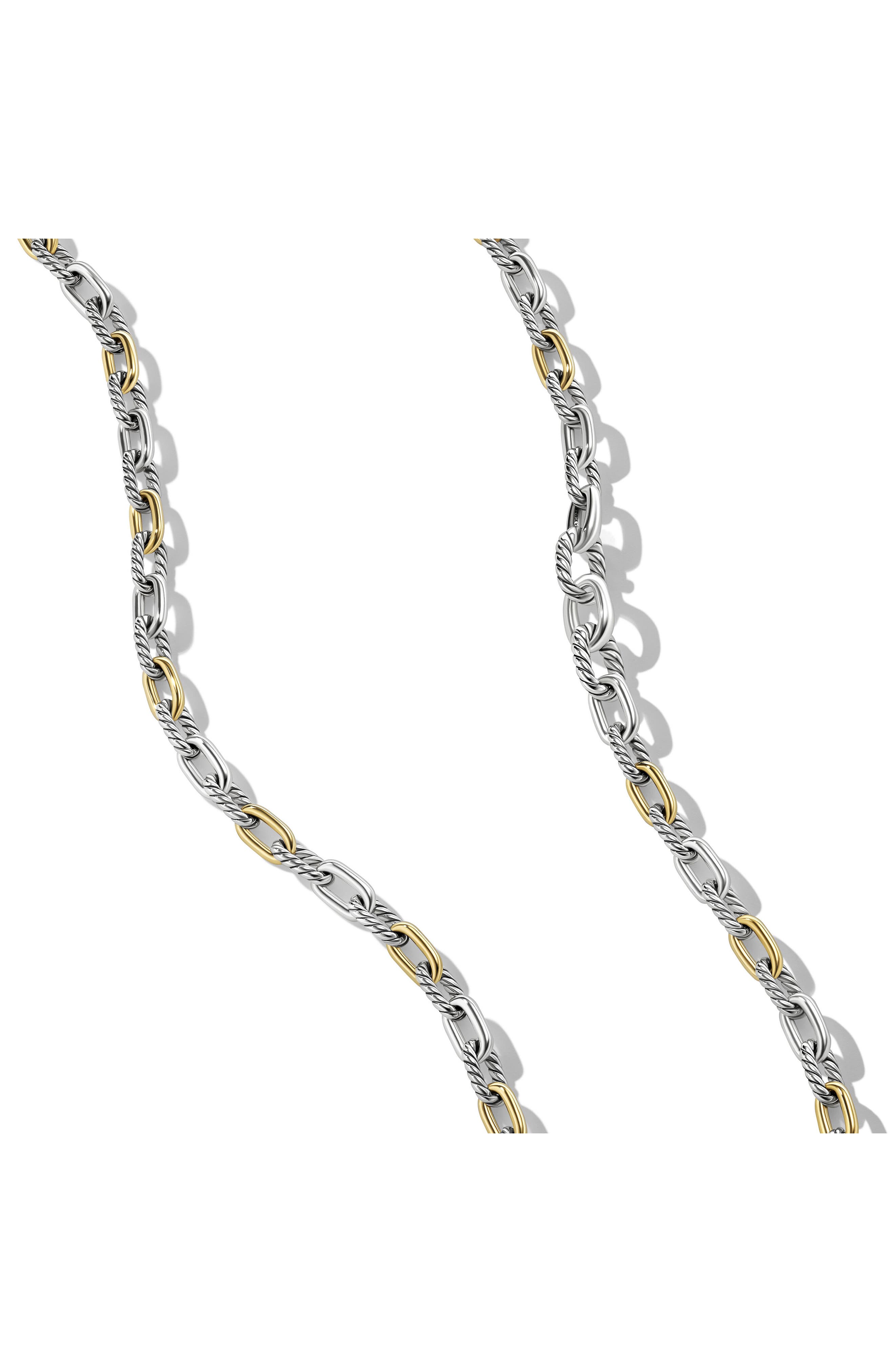David Yurman DY Madison® Chain Necklace in Sterling Silver with 18K