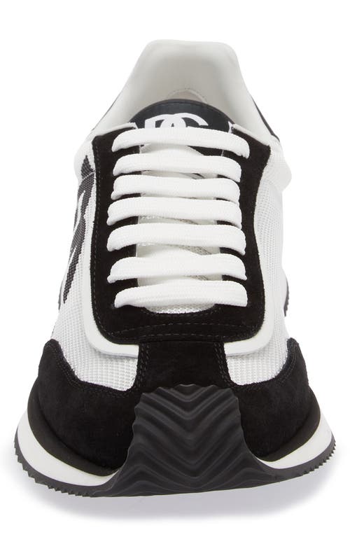 Shop Dolce & Gabbana Dolce&gabbana Aria Sneaker In 8i050 Black/white