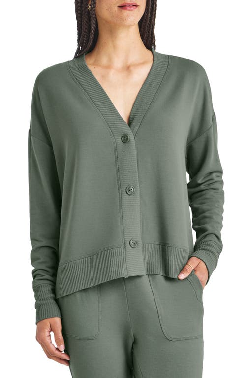 Shop Splendid Layne Supersoft Cardigan In V Olv Brn