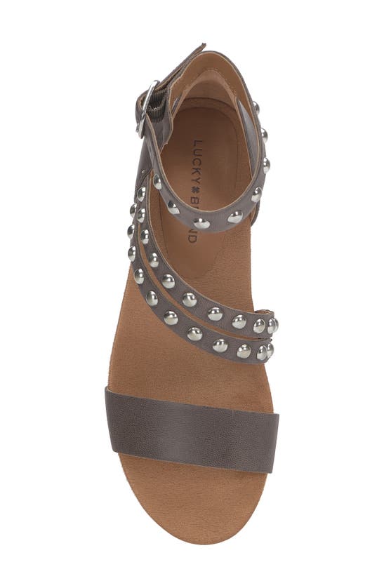 Lucky Brand Piah Ankle Strap Sandal In Chocolate