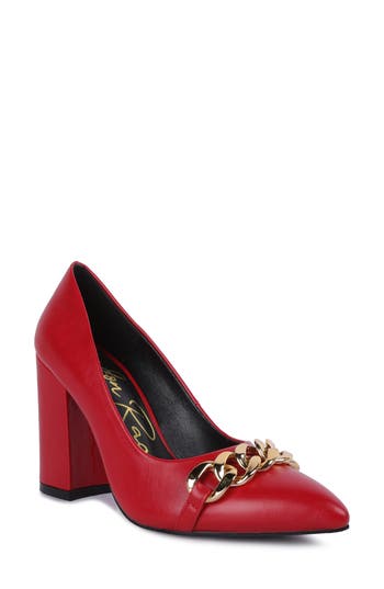 LONDON RAG LONDON RAG MAJESTY BLOCK HEEL PUMP 
