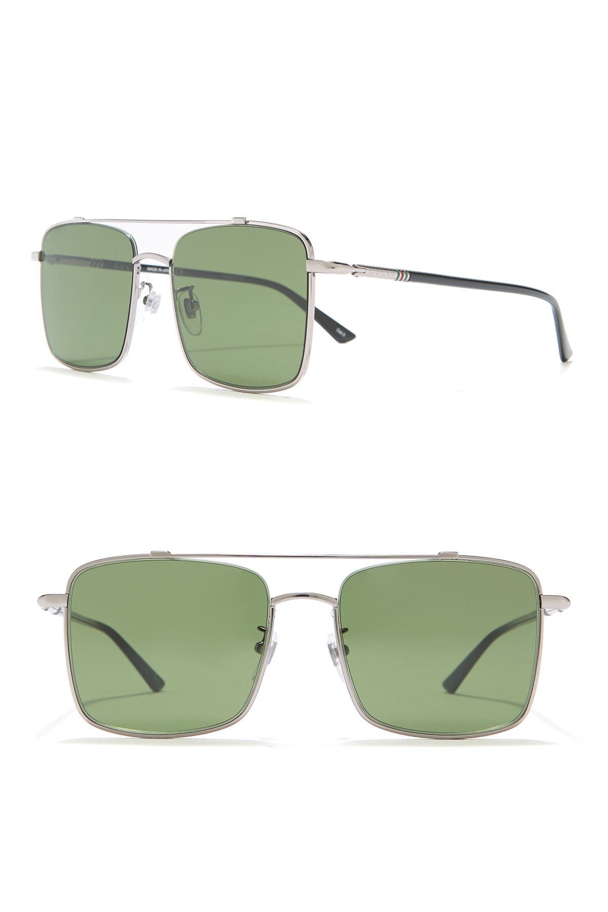 Gucci 56mm Square Aviator Sunglasses Nordstrom Rack