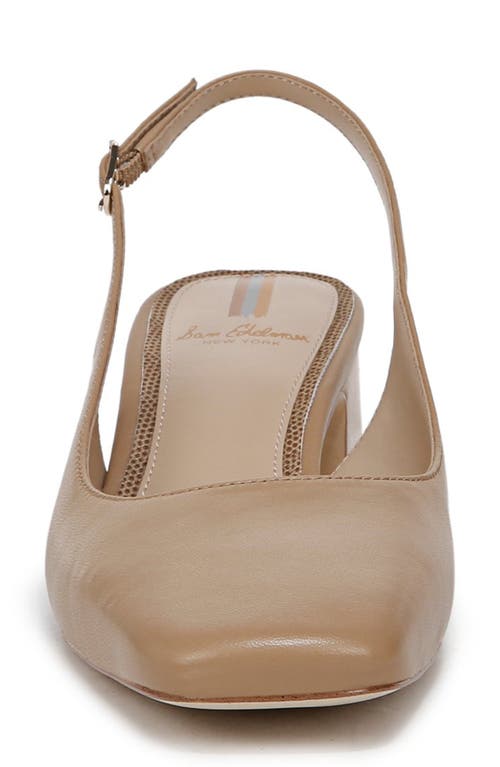 Sam Edelman Terra Slingback Pump In Soft Beige