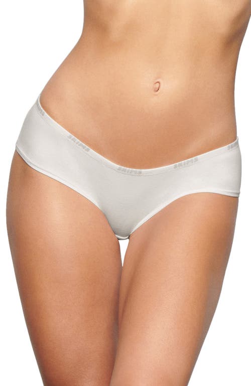 Stretch Cotton Logo Hipster Briefs in Marble