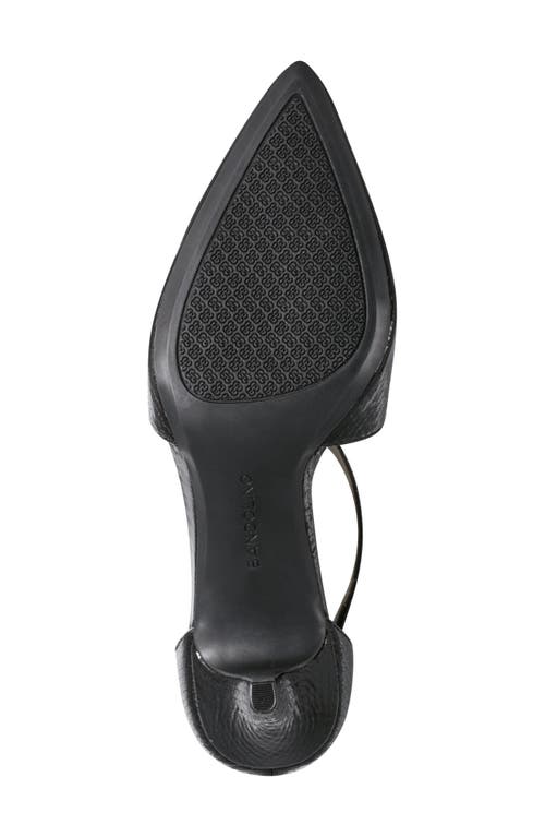 Bandolino Zeffer Kitten Heel Pump In Black Embossed