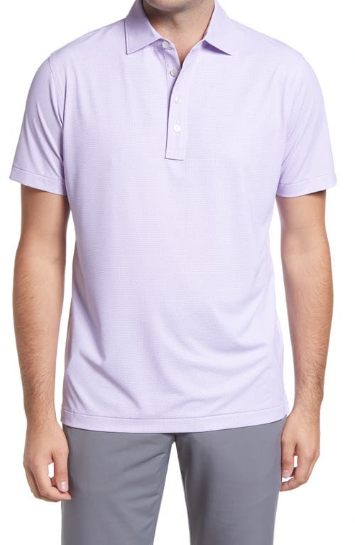 Peter Millar Crafted Ross Performance Polo in Lavender