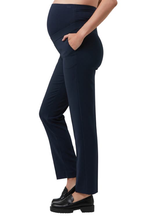 Shop Ripe Maternity Alexa Classic Maternity Pants In Navy