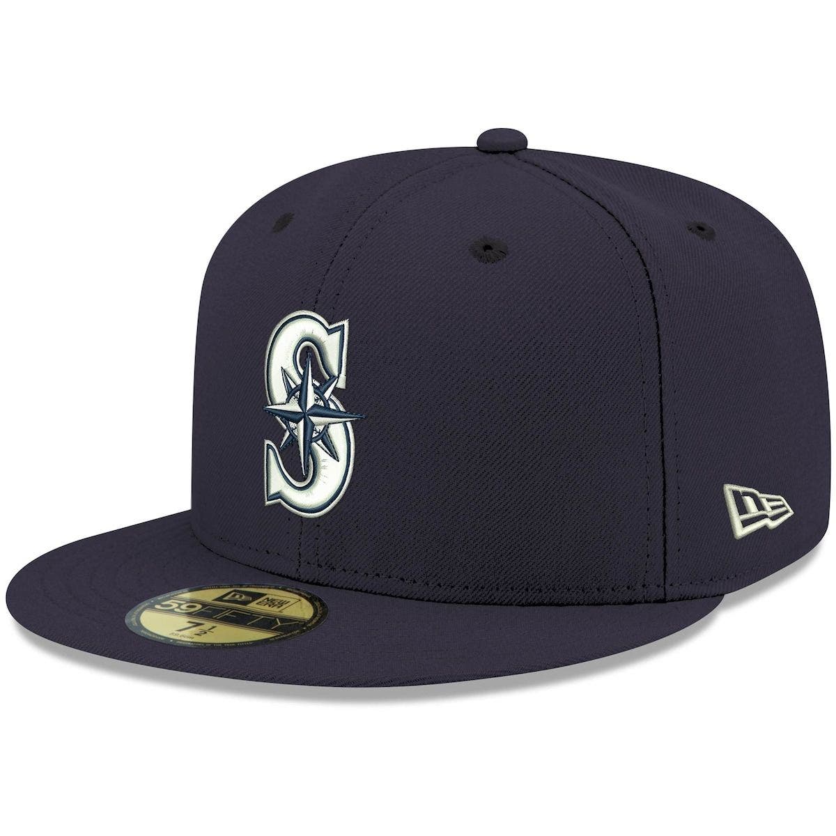 black and white seattle mariners hat