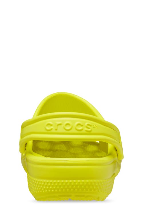 Shop Crocs Kids' Classic Clog In Acidity