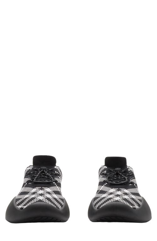 Shop Burberry Neptune Check Sneaker In Eclipse Checkered