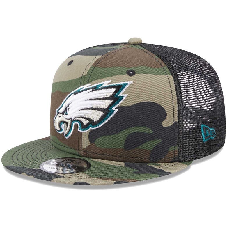 New Era Camo Philadelphia Eagles Classic Trucker 9fifty Snapback