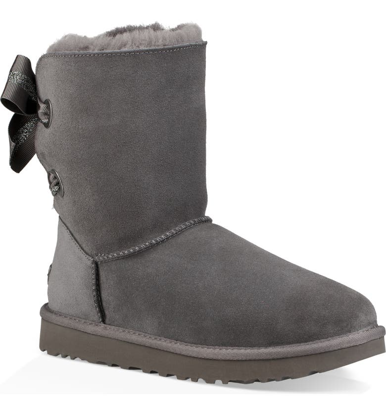UGG® Customizable Bailey Bow Genuine Shearling Bootie (Women) | Nordstrom