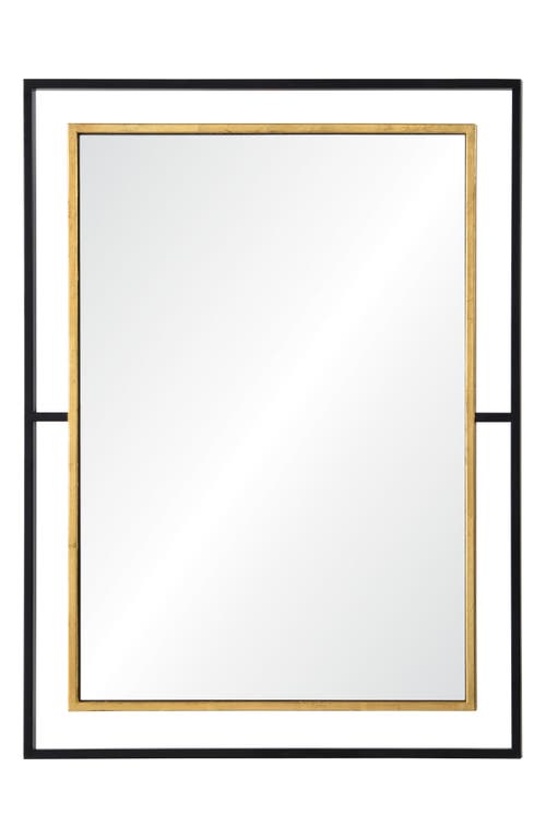 Renwil Gray Mirror in Mirror Black Antique Gold at Nordstrom
