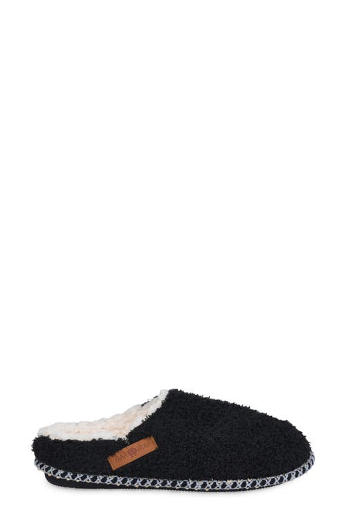 Gaahuu Cozee Faux Shearling Lined Slipper In Black