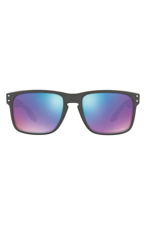 Oakley Holbrook 57mm Sunglasses In Steel/prizm Snow Sapphire