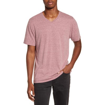 Threads 4 Thought Slim Fit V-Neck T-Shirt, Red