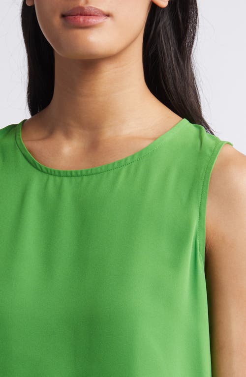 Vince Camuto High-low Sleeveless Top In Salted Lime