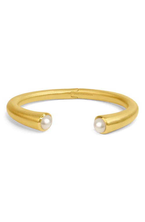 Signature Twin Cuff Bracelet in Pearl/Gold