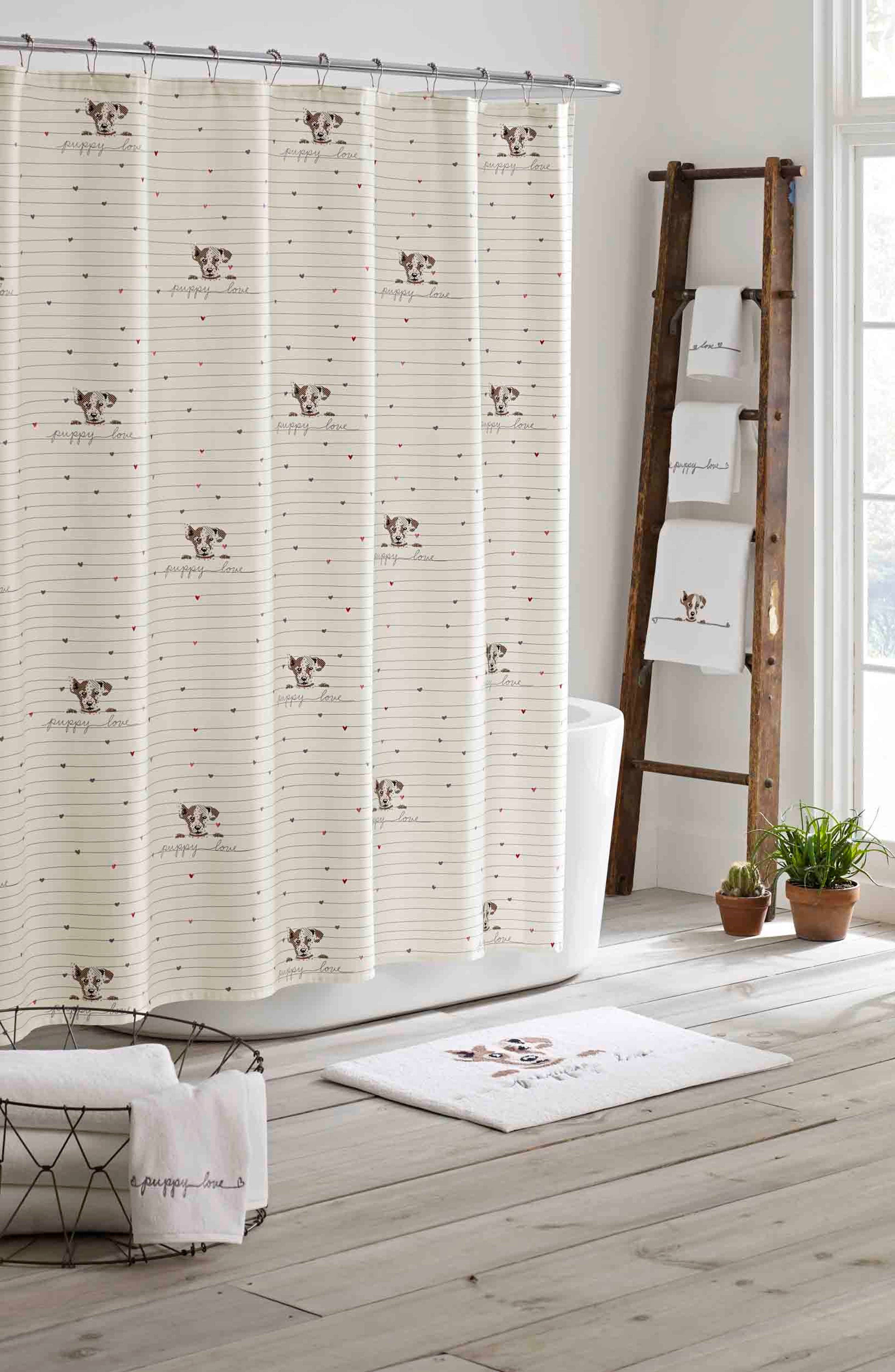 ED Ellen DeGeneres Puppy Love Shower Curtain Nordstrom