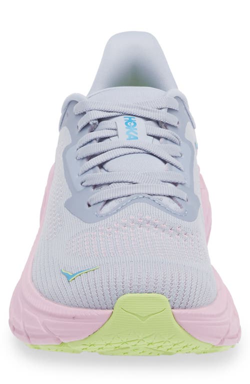 Shop Hoka Arahi 7 Running Shoe In Gull/pink Twilight