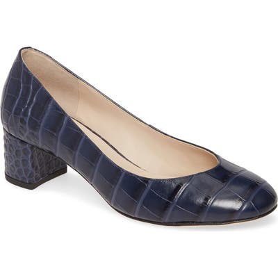 Cole Haan Lesli Block Heel Pump, Blue