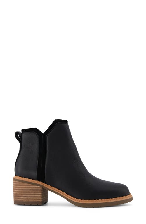 TOMS TOMS HAILEY WATER RESISTANT LEATHER BOOTIE