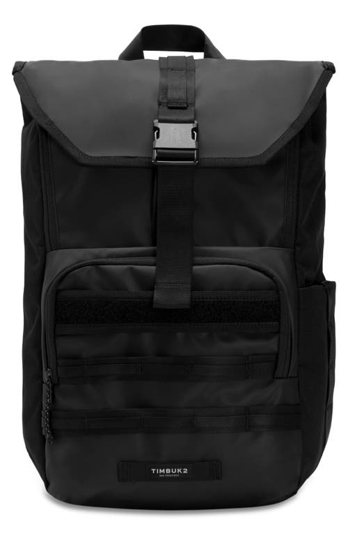 'Spire' Backpack in Jet Black