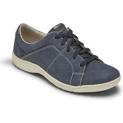 Aravon Lia Tie Sneaker, Blue