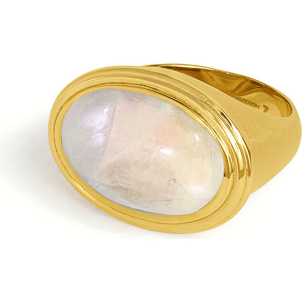 Dean Davidson Forme Moonstone Statement Ring In Moonstone/gold