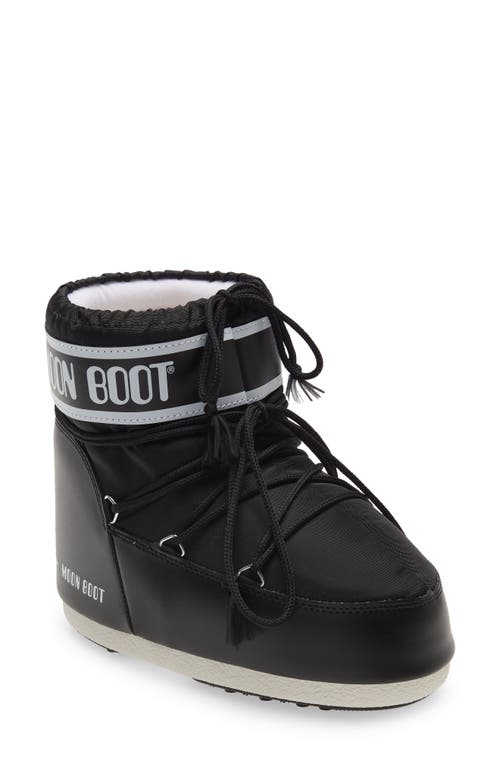 Moon Boot® Classic Low 2 Water Repellent Nylon Boot in Black