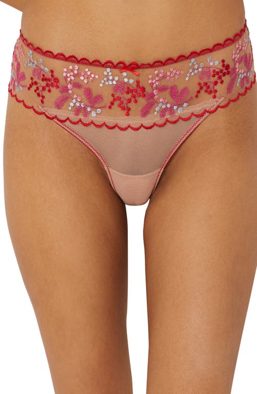 Mimosa Embroidered Tulle Hipster Briefs
