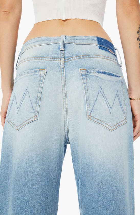 Shop Mother The Spitfire Sneak Straight Leg Jeans In I Confess
