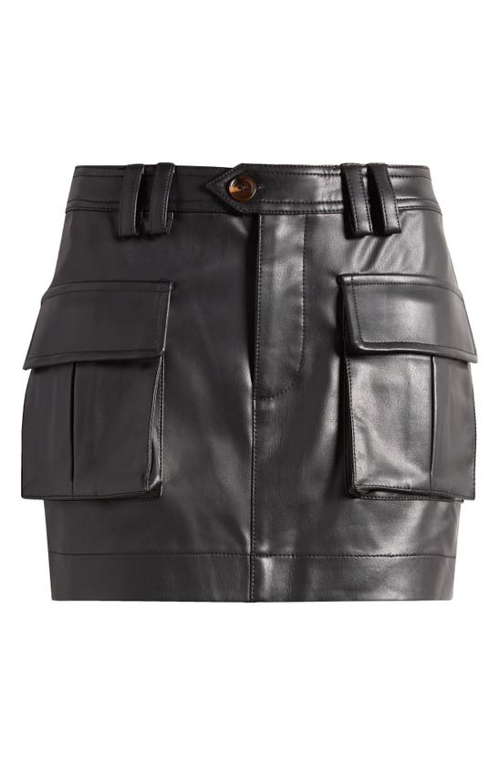 Shop Mistress Rocks Cargo Miniskirt In Black
