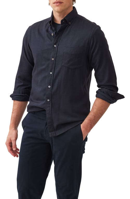 Shop Rodd & Gunn Barrhill Sports Fit Button-down Shirt In Twilight