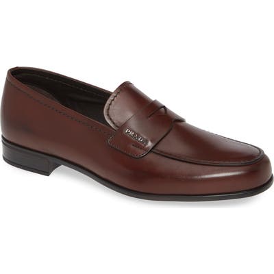 Prada Penny Loafer, Brown