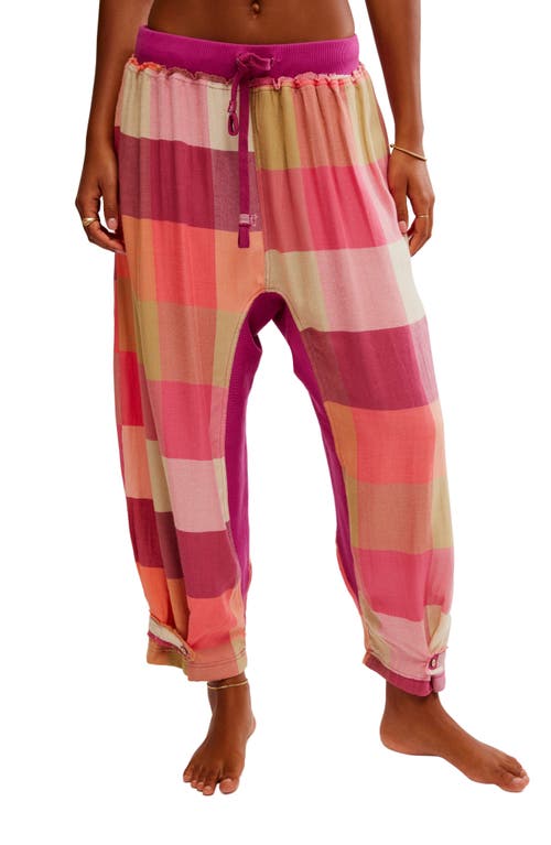 Shop Free People Sugar Cookie Flannel Pajama Pants In Warm Combo