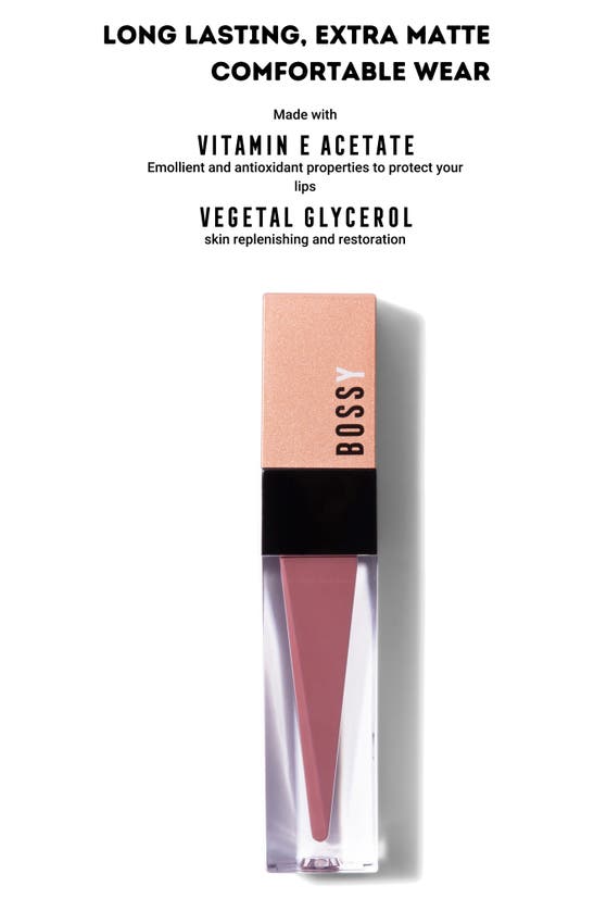 Bossy Cosmetics Power Women Essentials Liquid Lipstick In Subtle