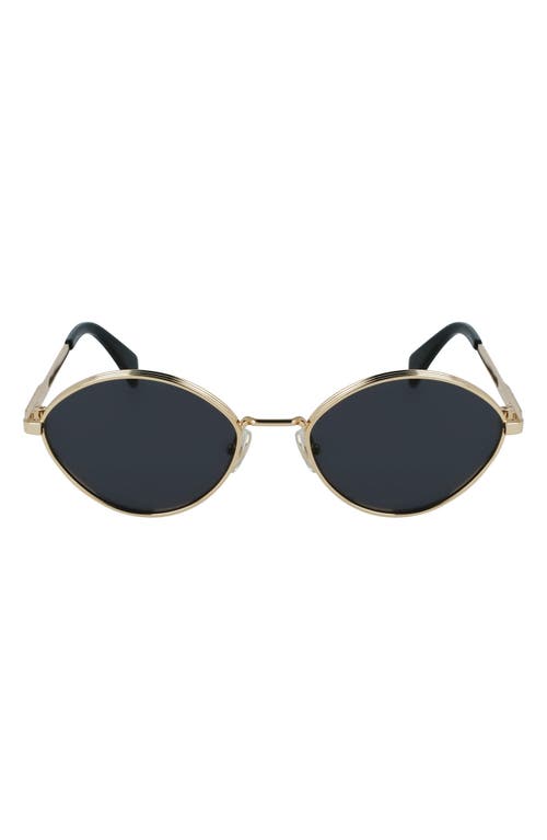 Lanvin Arpege 57mm Sunglasses in Gold /Grey
