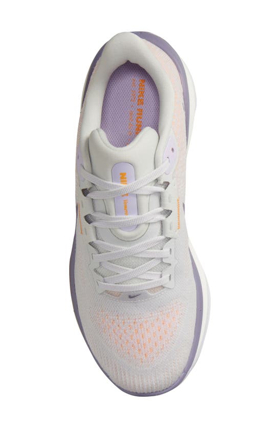 Shop Nike Zoom Vomero 17 Road Running Shoe In Dust/ Lilac/ White