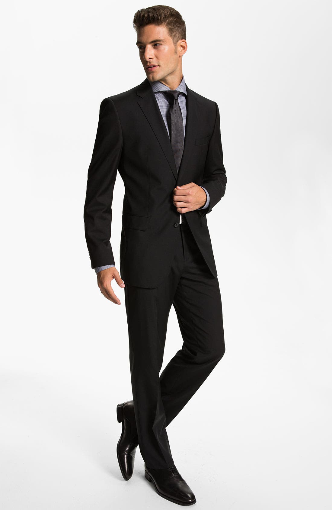 BOSS Black Suit & Dress Shirt Nordstrom